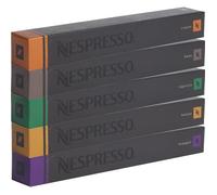 NESPRESSO Assortiment 50 Capsules - 10x Volluto, 10x Arpeggio, 10 Capriccio, 10x Roma, 10x Livanto: Epicerie