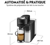 De’Longhi Nespresso Vertuo Lattissima ENV300.B Entièrement automatique Cafetière à dosette 1,8 L