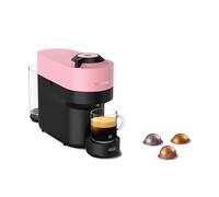 Nespresso De'Longhi Machine à Café Vertuo POP Rose, Capsules café Vertuo seulement, Technologie Centrifusion, 5 Tailles de Tasses + Kit de Bienvenue, Design Compact, Arrêt Automatique, ENV90.P