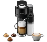 Nespresso De'Longhi Vertuo Lattissima Noir - Machine à café | Cafetière expresso avec mousseur à lait automatique - Prépare 4 tailles de tasses et 3 recettes lactées en une pression