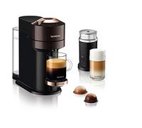 Nespresso De'Longhi Vertuo Next Premium ENV 120.BWAE - Machine à café à capsules - Avec mousseur à lait Aeroccino - Marron et or rose