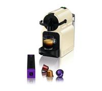 Nespresso EN80.CW Inissia - Machine à café à dosettes - Pression de 19 bars - Design compact - Bac d’égouttement relevable - Blanc crème