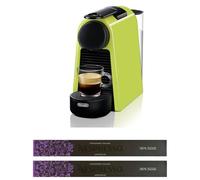 Nespresso Essenza Mini EN85.L, Machine à café De'Longhi, Système Capsule Original, Réservoir d'eau 0.6L, Vert citron vert avec 20 Capsules Original Florence Arpeggio