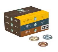 Nespresso for Business-Assortiment Starbucks®-150 Caspules Professionnelles | Starbucks®by Nespresso : House Blend, Espresso Roast, Blonde Espresso Roast- 3x 50 Capsules Cafés - Adapté aux professionnels