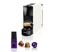 Nespresso Krups Machine à Café Essenza Mini Blanche Cafetière Capsule de Café YY2912FD