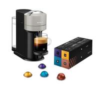 Nespresso Krups Machine à Café Vertuo Next Gris Claire+52 capsules offertes, Capsules café Vertuo seulement, Technologie Centrifusion, 5 Tailles de Tasses, Design Moderne, Arrêt Automatique, YY5902FD