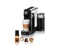 Nespresso Krups XN630D Citiz & Milk Platinum Machine à café à capsules | 4 boutons programmables | Fonction eau chaude | Alarme de
