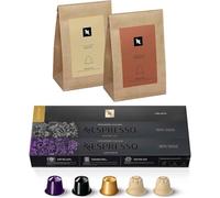 Nespresso Original - Bundle Découverte 50 Capsules de Café Espresso 10x Arpeggio, 10x Ristretto, 10x Volluto, ispirazione Aosta, ispirazione Sicilia