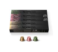 Nespresso Original - Bundle Master Origins 50 Capsules de café - 10x India, 20x Colombia, 20x Nicaragua