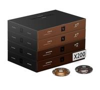 Nespresso Professionnel - Bundle 200 Capsules cafés - Classic FORTE : 2 boîtes x50 Forte / 2 boîtes x50 Intenso - Adapté aux professionnels