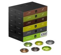 Nespresso Professionnel - Bundle 300 Capsules cafés - TOP SELECTION - 50x Ristretto, 50x Espresso, 50x Lungo, 50xOrigin Peru - Adapté aux professionnels
