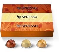 Nespresso Vertuo Barista Creations Vanilla Custard Pie, Caramel Cookie, Hazelino Muffin, 30 Capsules