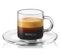 Nespresso Vertuo Espresso Lot de 2 verres 2 soucoupes 2 cuillères