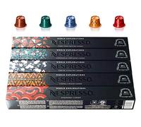 Nespresso World Explorations Pack Vivalto Lungo, Linizio Lungo, Fortissio Lungo, Envivo Lungo, Shanghai, Lungo, 50 capsules