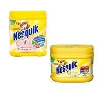Nesquik Banana and Strawberry Milkshake Bundle | Enjoy This Delicious Combo | Banana Flavour 1 x 300g and Strawberry Milkshake 1 x 500 g | Total of 2 tubs