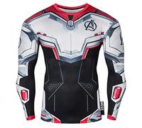 Nessfit Superhero T-shirt de compression thermique à manches longues pour homme, Superhero 7, S