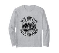 Nessie, championne de cache-cache Funny Lochness Monster Criptid Manche Longue