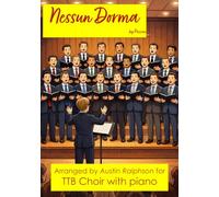 Nessun Dorma - 3 part choir or vocal TTB with piano: With FREE BACKING TRACKS to sing along to