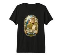 Nest Box Check Nichoir Suivi Oiseaux T-Shirt Haut de Gamme
