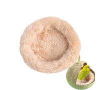 Nest De Coton Pour Oiseaux - Tapis De Perroquet Avec Coquille De Coco, Outil De Sommeil D'oiseaux Avec Bords Épais | Hiver Nessia Tapis Crop Tapis De Coco Fibre D