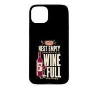 Nest Empty Wine Full Maman Retraite Coque pour iPhone 15 Plus