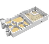 Nest Farm pour fourmis vivantes et reine - Fermes de fourmis avec sable jaune observation ferme transparente pour adultes nid imprimé en 3D atelier de fourmis château jardin de fourmis reine (WT2-1)