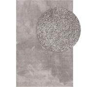 Nest Nina Washable Synthetic Fibre Rug,Rectangular,Plain,Minimalistic,Easy Care Rug For Living Room,Bedroom,Grey,80 X 150 Cm