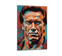 Nestemfo Arnold Schwarzenegger Poster sur toile pour décoration murale de bureau 30 x 45 cm