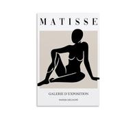 Nestemfo Henri Matisse - Impression sur toile représentant un corps de femme - Décoration murale - 30 x 45 cm