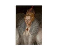 Nestemfo Poster Queen Elizabeth I sur toile pour décoration murale de bureau ou maison 20 x 30 cm