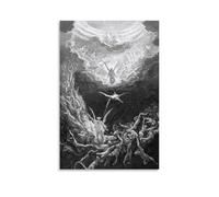 Nestemfo Poster The Last Judgment - Impression sur toile - Décoration murale pour bureau et maison - 50 x 75 cm