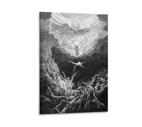 Nestemfo Poster The Last Judgment - Impression sur toile - Décoration murale pour bureau ou maison - 20 x 30 cm