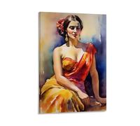 Nestemfo Poster The Odalisque Portrait (1) sur toile pour décoration murale de bureau ou maison 60 x 90 cm