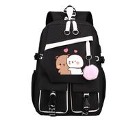 Nesthome Bubu et Dudu drôle cadeau unisex jeune fille sac à dos très adapté pour la école des voyages dames sac à dos de loisirs adolescent scolaire sac