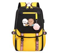 Nesthome Cute Bubu et Dudu drôle cadeau unisex jeune fille sac à dos très adapté pour la école des voyages dames sac à dos de loisirs adolescent scolaire sac