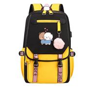 Nesthome Funny Panda Bear Bubu et Dudu drôle cadeau unisex jeune fille sac à dos très adapté pour la école des voyages dames sac à dos de loisirs adolescent scolaire sac