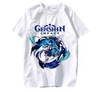 Nesthome Genshin Impact Genshin T-Shirt à Manches Courtes pour vêtements Amples