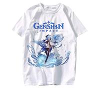 Nesthome Genshin Impact Genshin T-Shirt à Manches Courtes pour vêtements Amples