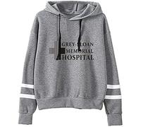 Nesthome Grey's Anatomy Bande Sweat à Capuche à Manches Longues pour Homme et Femme