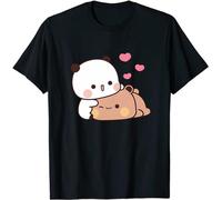 Nesthome Kawaii Panda Bear Hug Bubu Dudu Amour Valentines Days Funny Gift t t - Shirt Unisexe