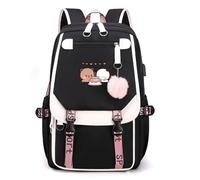 Nesthome Panda Bear Hug Bubu Dudu drôle cadeau unisex jeune fille sac à dos très adapté pour la école des voyages dames sac à dos de loisirs adolescent scolaire sac