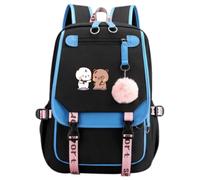 Nesthome Panda Bear Hug Bubu Dudu drôle cadeau unisex jeune fille sac à dos très adapté pour la école des voyages dames sac à dos de loisirs adolescent scolaire sac
