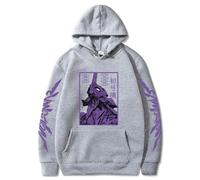 Nesthome Pull à Capuche pour Homme Anime Neon Genesis Evangelion Eva Cosplay Asuka Langley Soryu Ayanami Rei