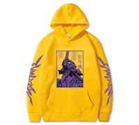 Nesthome Pull à Capuche pour Homme Anime Neon Genesis Evangelion Eva Cosplay Asuka Langley Soryu Ayanami Rei