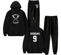 Nesthome Teen Wolf Two - Piece Mens Hoodie Jogging Pantalons Unisexe Casual Streetwear