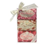 Nesti Dante Florence Italy Rose Soap Gift Set 3x150 g Edition Limitee