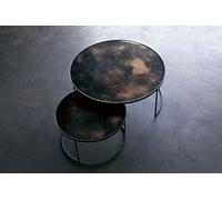 Nesting Table basse set de 2 bronze Ethnicraft - 5404023601384