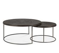 Nesting Table basse set de 2 Minerals Slice Umber Ethnicraft - 5404023621252