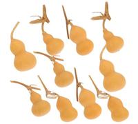 NESTINGHO 10 Pièces D'artisanat de Calebasse Miniatures pour Bureau, Décorations Légères en Matériau Synthétique, Toucher Confortable, Facile à Placer la Maison Centre Style Plusieurs Styles