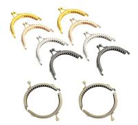 NESTINGHO 10 Pièces Fermoirs de Paquet à Main en Fer Robustes et Légers, Poignées Métalliques Vintage pour Création de Paquet Uniques et Accessoires DIY